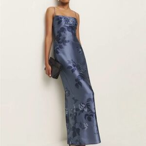 NWOT Reformation Frankie Dress Color Trieste